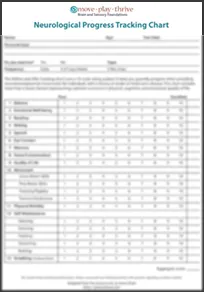 Free Downloadable Neurological Progress Tracking Chart