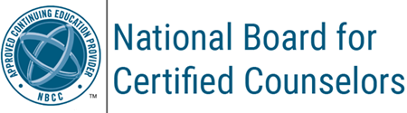 NBCC logo showing approval for mental health professionals, continuing education course, Brain and Sensory Foundations