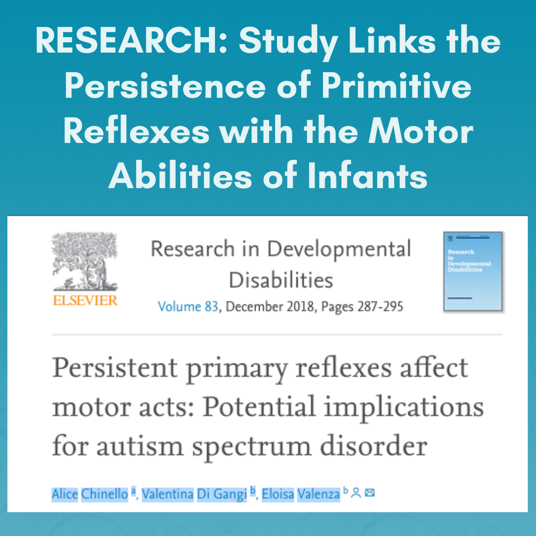 Persistent Primary Reflexes Affect Motor Acts: Potential Implications for Autism Spectrum Disorder,